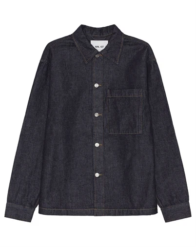 NN. 07 - Roger 1843 Overshirt Jakke - Raw Indigo 